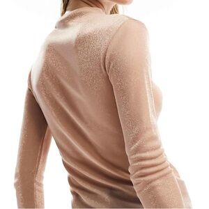 Shimmering Pink Long Sleeve Top